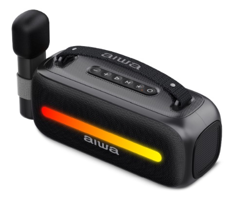 PARLANTE AIWA PORTATIL BLUETOOTH CON KARAOKE 12W AWSS40BT 1