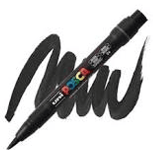 MARCADOR POSCA PCF-350 PINCEL NEGRO