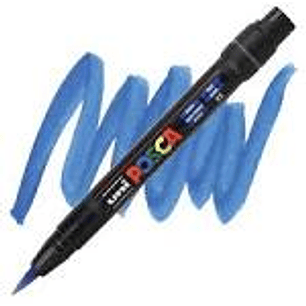 MARCADOR POSCA PCF-350 PINCEL AZUL