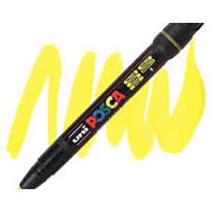  MARCADOR POSCA PCF-350 PINCEL AMARILLO
