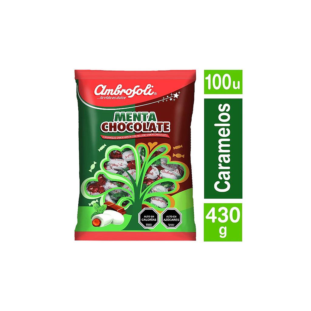 BOLSA CARAMELOS AMBROSOLI ARBOLITO MENTA-CHOCO  430GRS 1