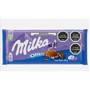 CHOCOLATE TABLETA MILKA OREO 100 GRS.