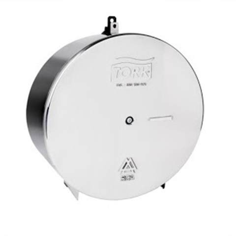 DISPENSADOR HIGIENICO TORK MEGAROLLO ACERO INOXIDABLE ( DESC. ) 1