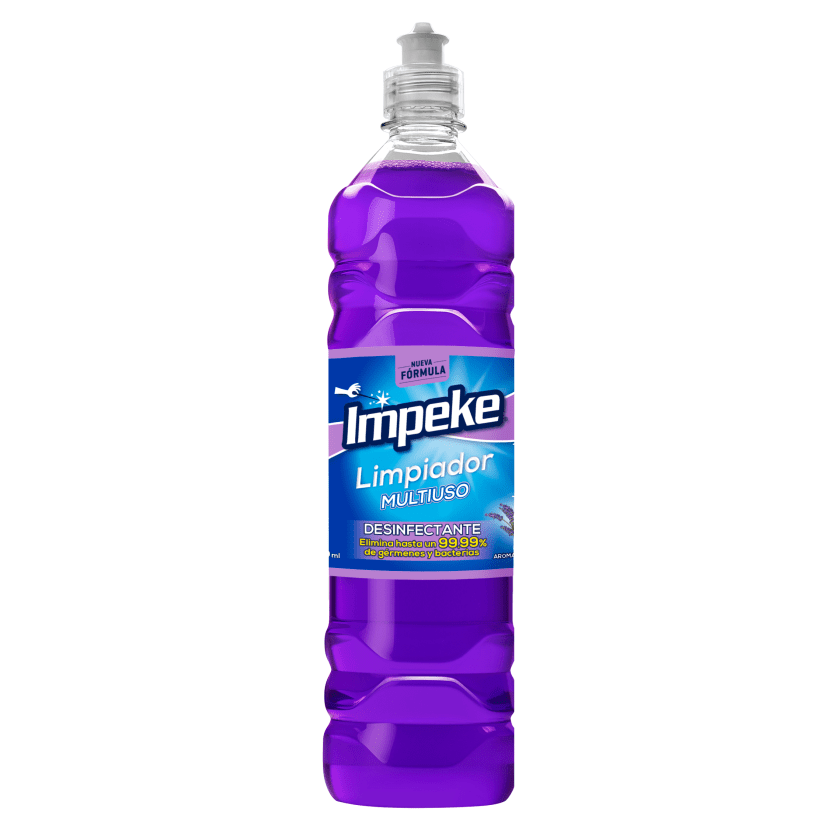 LIMPIADOR DESINFECTANTE IMPEKE LAVANDA 900 ml. 1