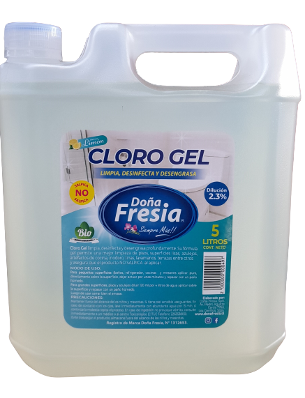 CLOROGEL DOÑA FRESIA LIMON 5LITROS  1