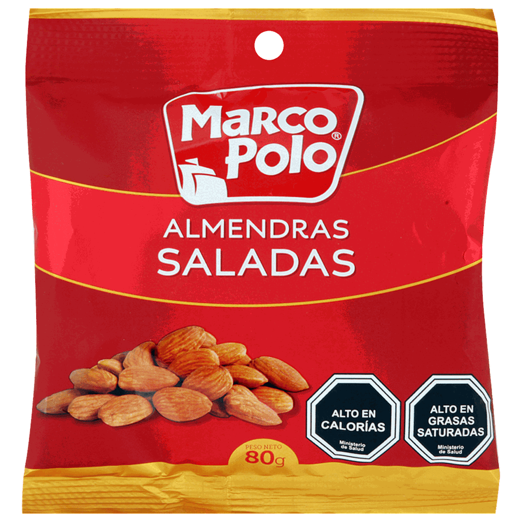 ALMENDRAS SALADAS MARCO POLO 80 GRS. 1
