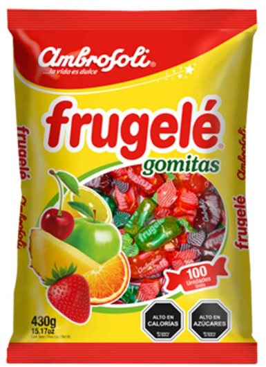 BOLSA GOMITAS FRUGELE AMBROSOLI 100 UNDS. 1