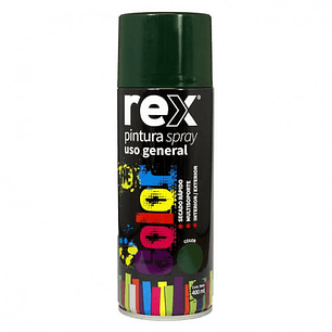 PINTURA SPRAY REX USO GENERAL VERDE OSCURO 400ML