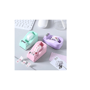 SET DISPENSADOR CINTA ADHESIVA ARTEL C/PASTEL + 2 C.ADHES.