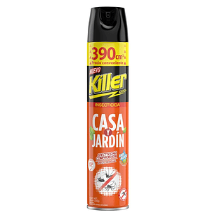 INSECTICIDA KILLER CASA Y JARDIN 390CC