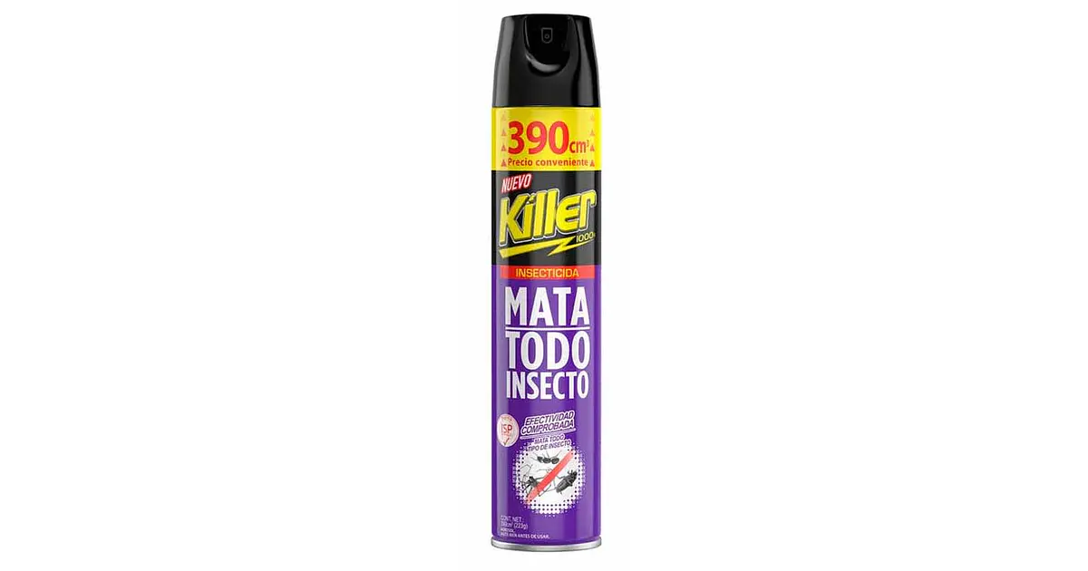 INSECTICIDA KILLER TODO INSECTO 390CC