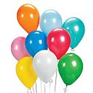 GLOBO GLAM LISO N° 12 COL/SURTIDOS 50 Unid.