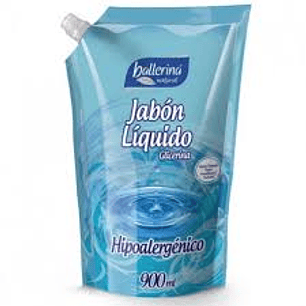JABON LIQUIDO BALLERINA 750 ML DOYPACK HIPOALERGENICO