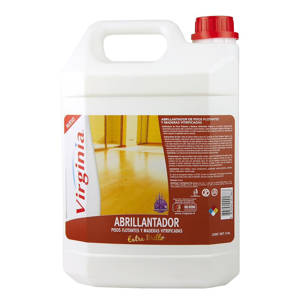 ABRILLANTADOR DE PISO FLOTANTE VIRGINIA LAVANDA  5 Lts  1