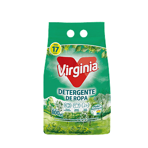 DETERGENTE EN POLVO VIRGINIA 800GRS.