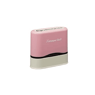 TIMBRE XSTAMPER QUIX NAME QN41 TINTA NEGRA 9.5X46mm COLOR ROSA