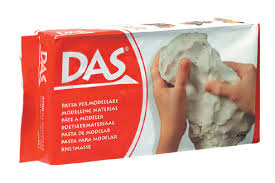 MASA DE MODELAR DAS BLANCO 1/2 KG. ( CM ) 1