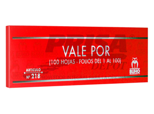 TALONARIO VALE POR BUHO 100Hj 1
