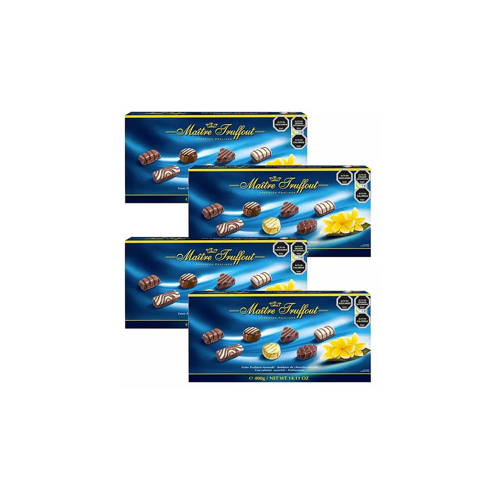 BOMBONES MAITRE TRUFFOUT BLUE SURTIDOS 400 GRS. 1