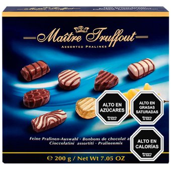 BOMBONES MAITRE TRUFFOUT BLUE SURTIDOS 200 GRS. 1