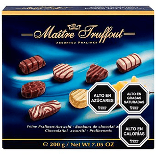 BOMBONES MAITRE TRUFFOUT BLUE SURTIDOS 200 GRS.