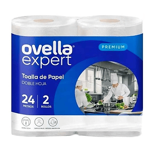 TOALLA OVELLA DOBLE HOJA 2 X 24 Mts ( CA )