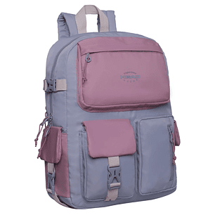 MOCHILA HEAD ESCALADE COLOR BLOCK GRIS 28 LTS