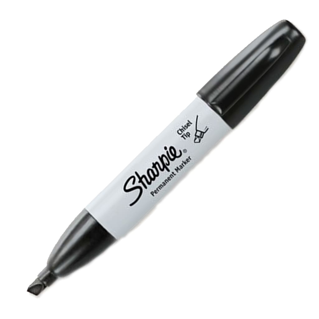 MARCADOR SHARPIE CHISEL BISELADO  NEGRO 1