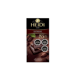 CHOCOLATE TABLETA HEIDI DARK EXTREME 80GRS.