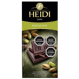 CHOCOLATE TABLETA HEIDI DARK PISTACHO 80GRS.