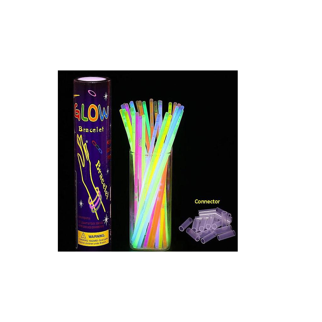 PULSERA LIGHT STICK TUBO 50 UNID. 1