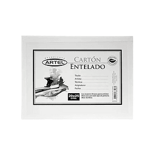 CARTON ENTELADO ARTEL 20 X 25  250GRS.