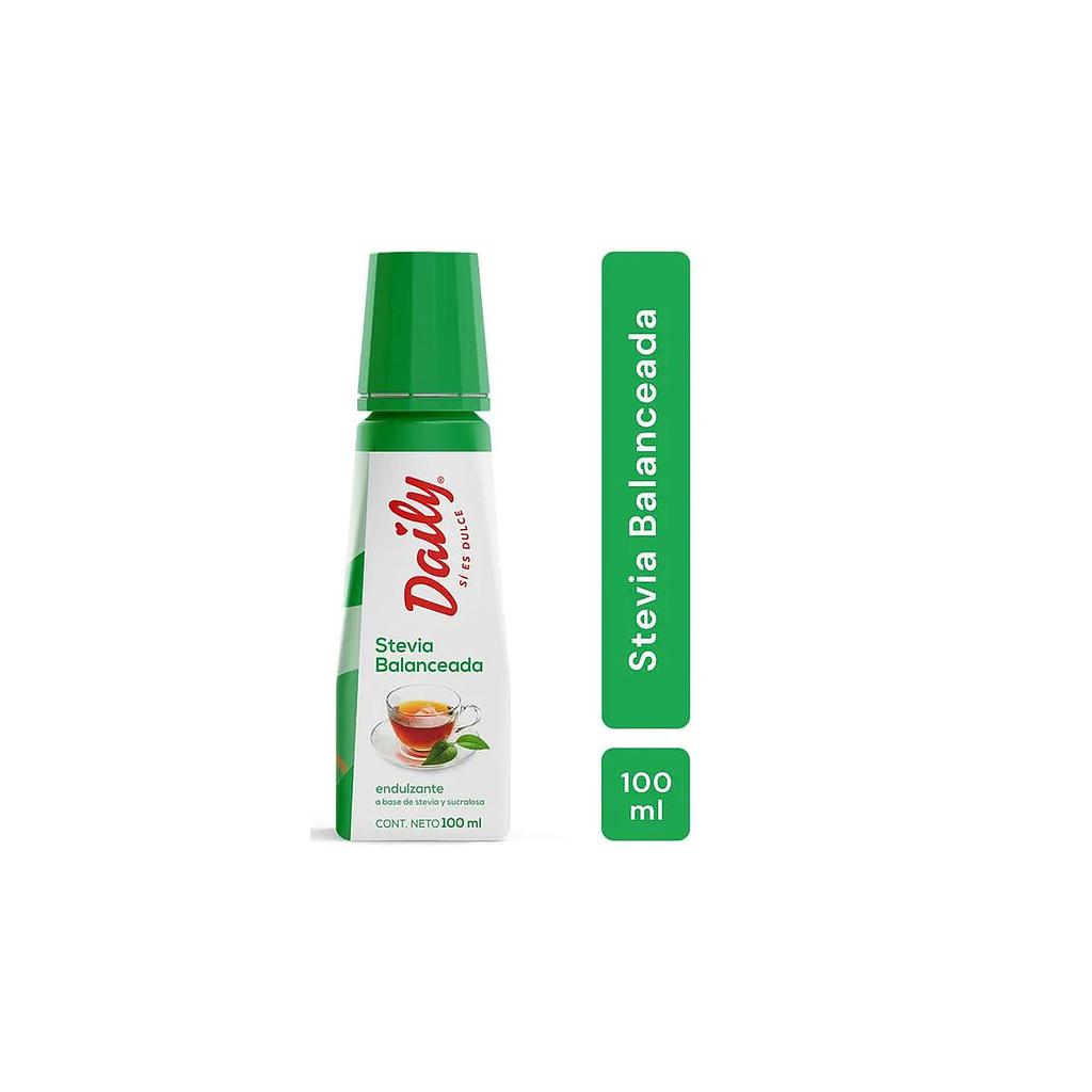 ENDULZANTE LIQUIDO DAILY STEVIA  100 ml 1
