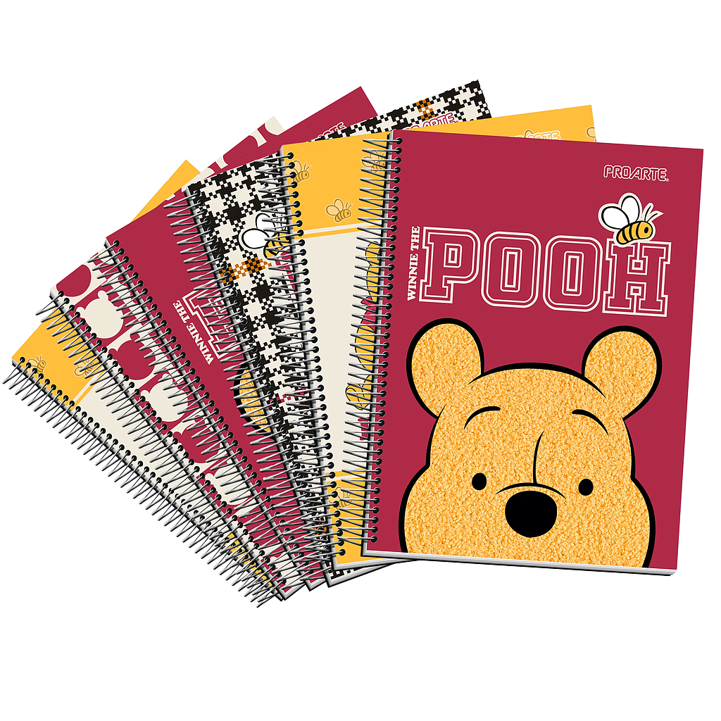 CUADERNO PROARTE CARTA 7mm 150 hjs. WINNIE THE POOH 1