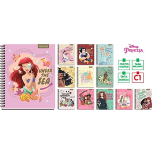 CUADERNO PROARTE UNIV. 7mm 100 Hjs TED/ ED PRINCESAS