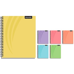CUADERNO PROARTE UNIV. 7mm 100 Hjs TED/ ED LISOS PASTEL