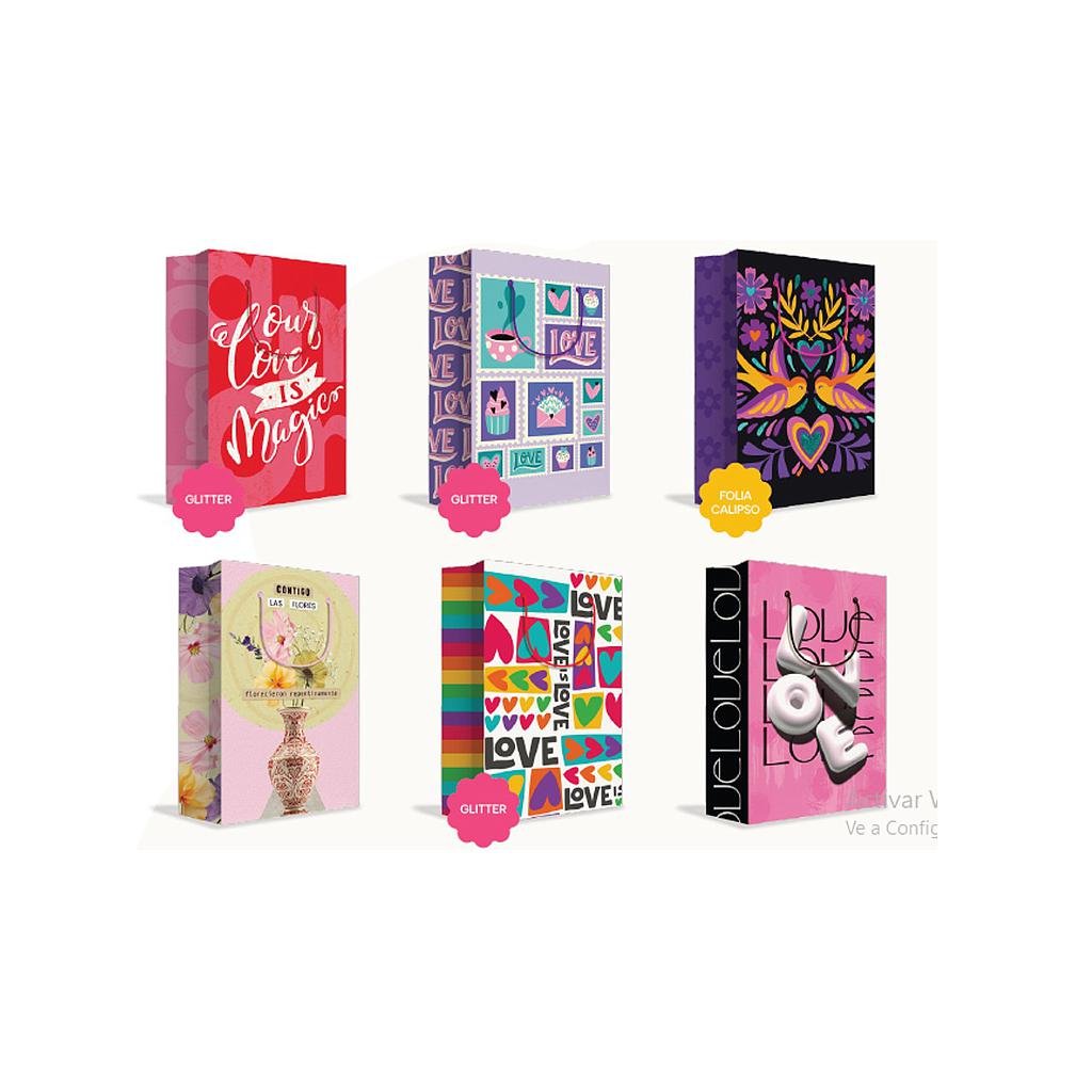 BOLSA DE REGALO VILLAGE AMOR L 26 X 33 X 13 CM 1