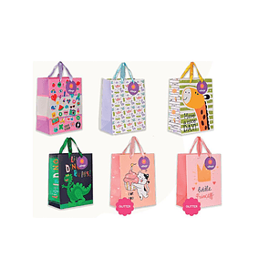 BOLSA DE REGALO VILLAGE INFANTIL M 18 X 23 X 10 CM