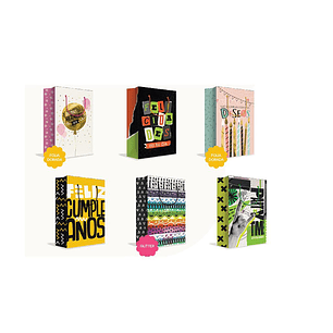 BOLSA DE REGALO VILLAGE TODA OCASION M 18 X 23 X 10 CM