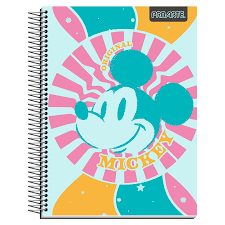CUADERNO PROARTE CARTA 5mm 100 Hjs MICKEY 8VA 1