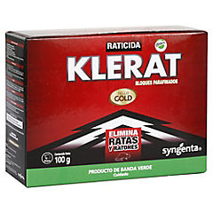 RATICIDA KLERAT BLOQUE 100 GRS 1