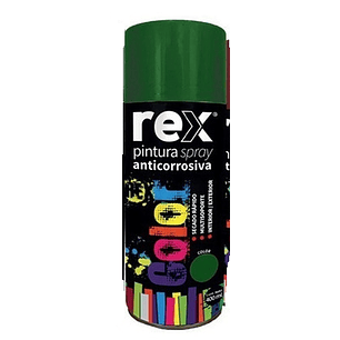 PINTURA SPRAY REX ANTICORROSIVO VERDE 400ML