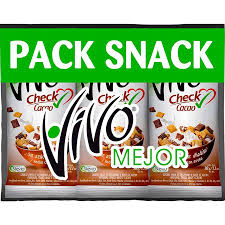 PACK SNACK VIVO SHOT CHECK CACAO 7 UNID. X 30GRS. 1
