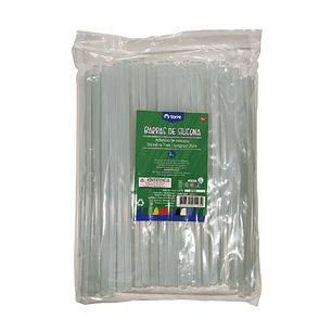 BARRA SILICONA TORRE TRANSP. 1 KILO  7MM