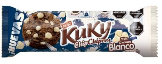 GALLETAS KUKY CHIP CHIPERS CHOCOLATE BLANCO 190GRS. 1