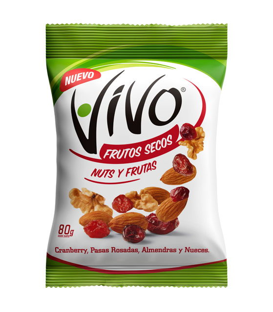 NUTS FRUTOS SECOS Y FRUTAS VIVO 80 GRS. 1