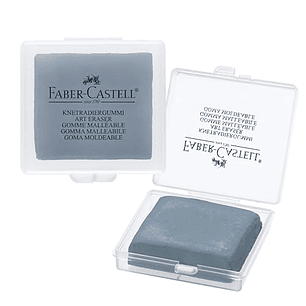 GOMA DE BORRAR FABER CASTELL MOLDEABLE P/ARTISTAS C/GRIS 