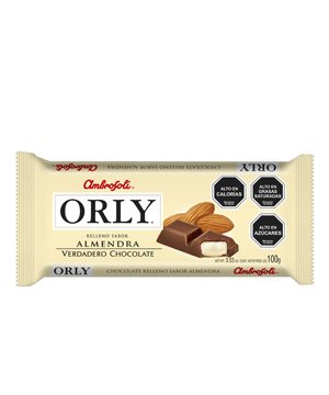 CHOCOLATE ORLY ALMENDRA AMBROSOLI 95GRS. 1
