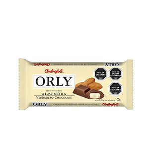 CHOCOLATE ORLY ALMENDRA AMBROSOLI 95GRS.