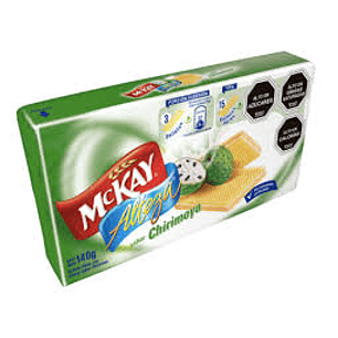 GALLETA OBLEA MACKAY ALTEZA CHIRIMOYA 140GRS.
